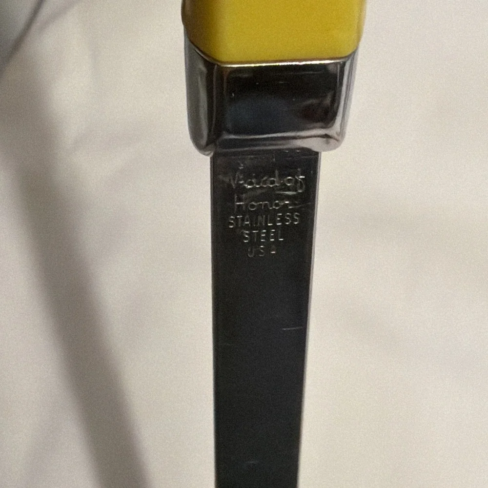 SEARS MAID OF HONOR 3 PIECE KITCHEN‎ UTENSIL SET YELLOW HANDLE VINTAGE